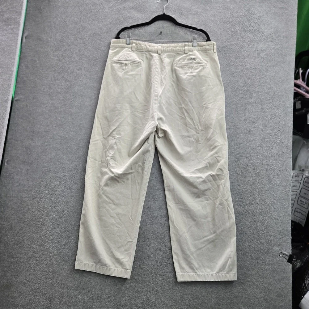Polo Ralph Lauren Men Pants‎ 38X30 Beige Chino Twill Button Relaxed 26